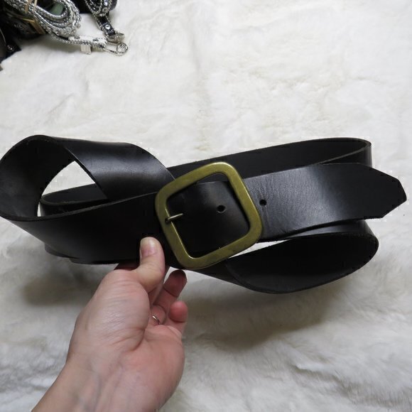 Borba Margo wide leather rare bow belt - Picture 2 of 7